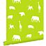 carta da parati animali verde limetta di ESTAhome