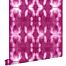carta da parati disegno shibori tie-dye rosa fucsia intenso di ESTAhome