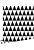 carta da parati triangoli grafici nero e bianco opaco di ESTAhome