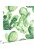 carta da parati cactus dipinto acquerello verde giungla tropicale di ESTAhome