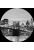 fotomurale autoadhesivo tondo Ponte di Brooklyn Nueva York bianco e nero di Sanders & Sanders