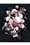 fotomurale Bouquet Noir rosa e nero di Komar