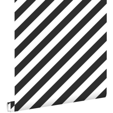 carta da parati strisce bianco e nero di ESTAhome