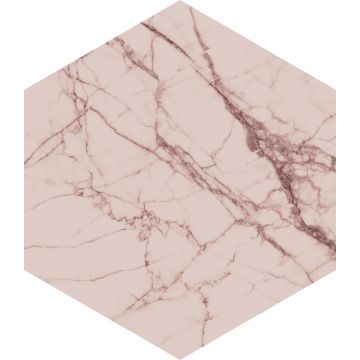 adesivo da parete marmo rosa grigio di ESTAhome