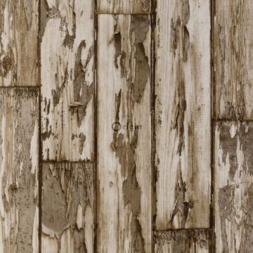 carta da parati tavole in legno marrone di Origin Wallcoverings