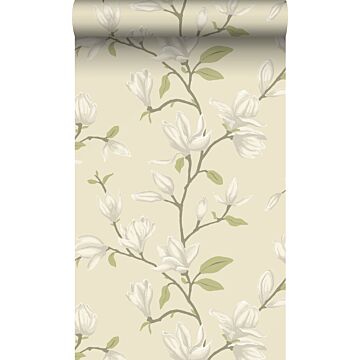 carta da parati magnolia bianco avorio di Origin Wallcoverings