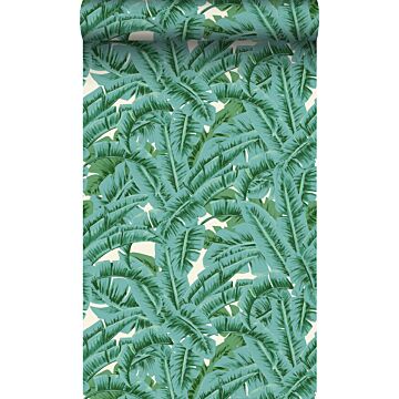 carta da parati foglie di palma verde di Origin Wallcoverings