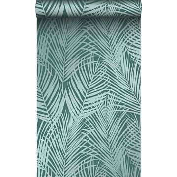 carta da parati foglie di palma verde smeraldo di Origin Wallcoverings