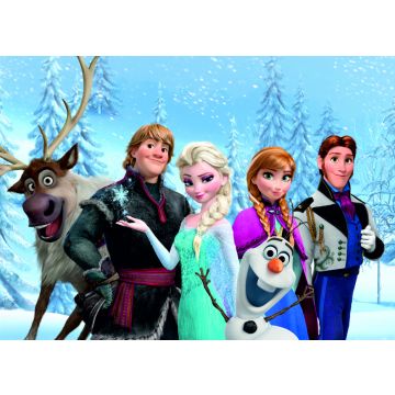 poster Frozen blu e viola di Disney