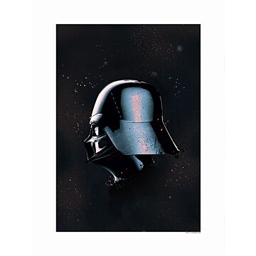 poster Star Wars Classic Helmets Vader nero di Komar