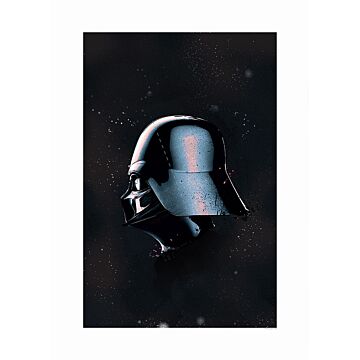 poster Star Wars Classic Helmets Vader nero di Komar