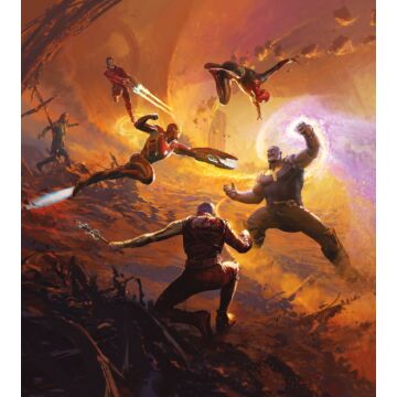 fotomurale Avengers Epic Battle Titan marrone cammello di Komar