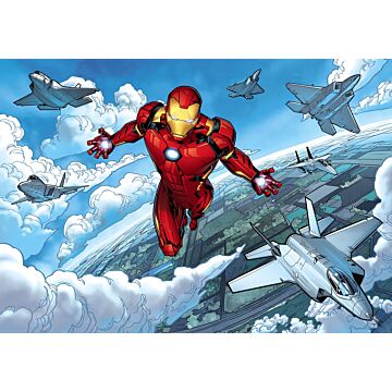 fotomurale Iron Man Flight blu e rosso di Komar