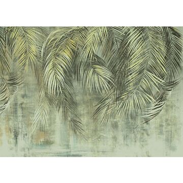 fotomurale Palm Fronds verde di Komar